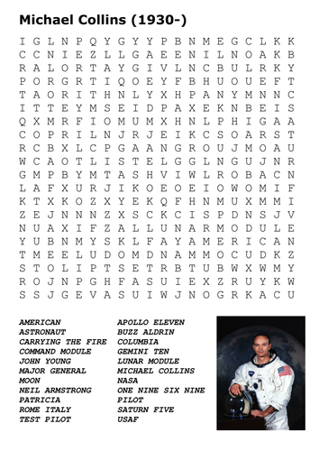 Apollo 11 Word Search Pack