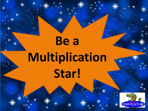 Multiplication Star PowerPoint