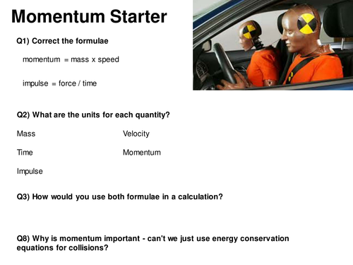 Momentum AfL Starter - Spot the Mistakes