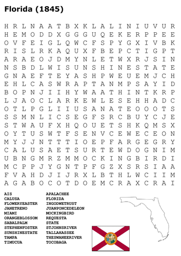 Florida State Word Search