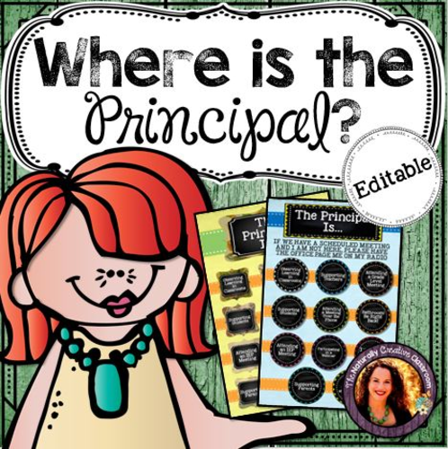 Where is the Principal Door Sign | Teaching Resources