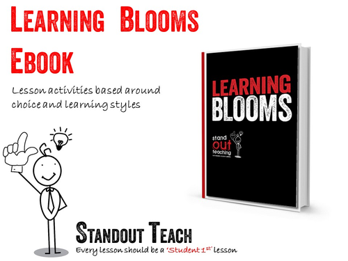 Learning Blooms EBook- How to tailor activities to different learning styles