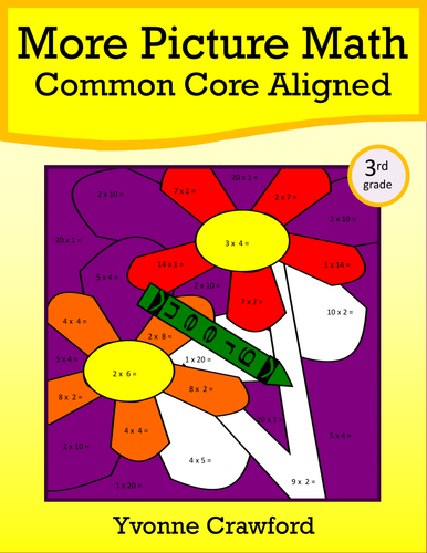 Color by Number #2 (third grade) Color by Multiplication and Division