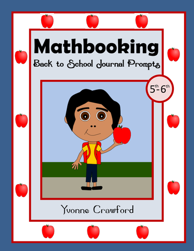 Back to School Math Journal Prompts (5th and 6th grade)