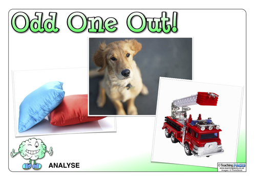 Odd One Out - Thinking / Reasoning Skills resource
