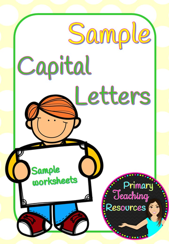 Capital letters sample (KS1 activities).