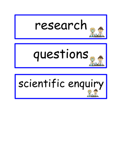 New Curriculum Scientific Vocabulary LKS2 Lower Key Stage 2 Year 3 / Year 4