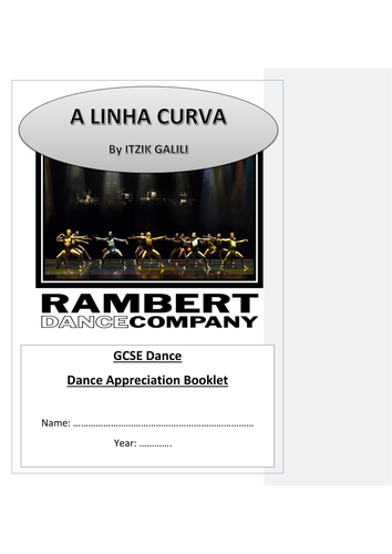 A Linha Curva GCSE Dance Workbook