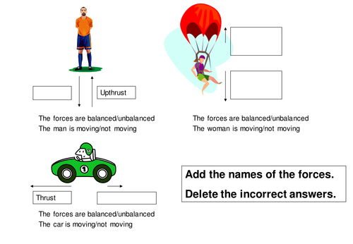 SOLO Lesson for Force diagrams and balanced/unbalanced ...