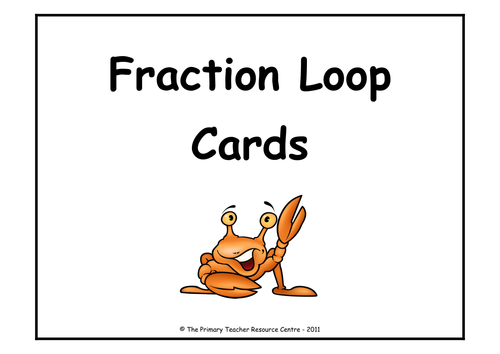 Fraction Loop Cards