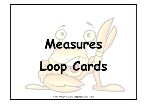 Measures Loop Cards