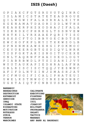 ISIS Word Search
