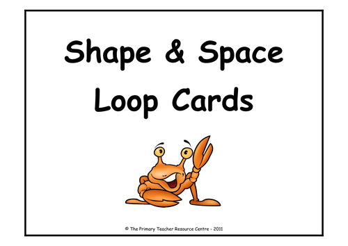 Shape & Space Loop Cards