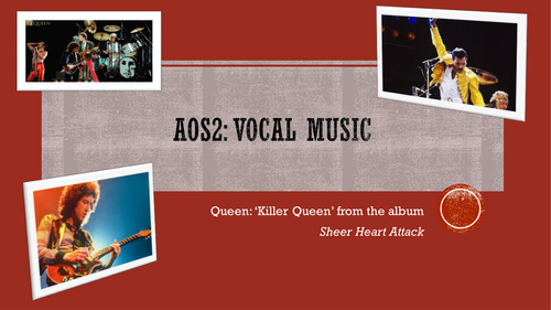 Killer Queen GCSE Music Edexcel Pearson