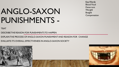 Anglo Saxon Punishment