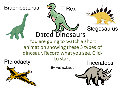 Dinosaur Maths PowerPoint
