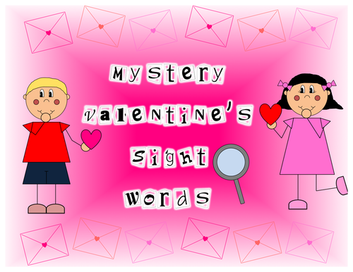Valentine's Mystery Sight Words