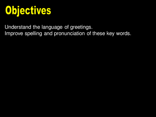 Greetings - Salut, ça va?