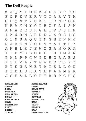 The Doll People Word Search