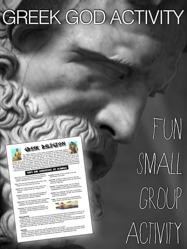 Greek Gods Small Group Activity