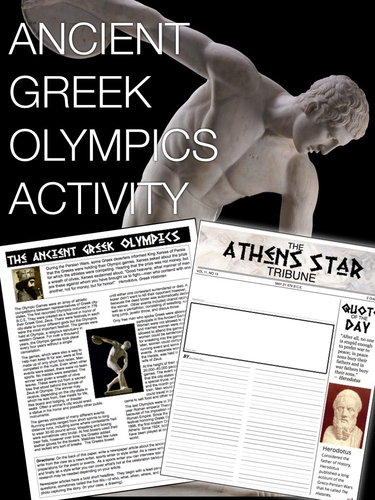 Ancient Greek Olympics Activity