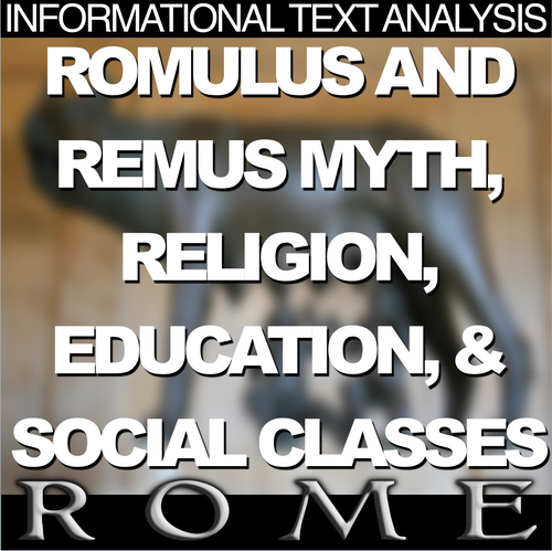 Romulus & Remus Myth, Roman Religion, Education & Social Classes (Ancient Rome)
