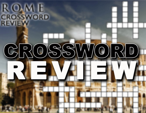 Ancient Rome Crossword Puzzle Review