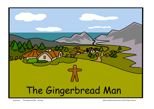 The Gingerbread Man Story / Symbol Supported