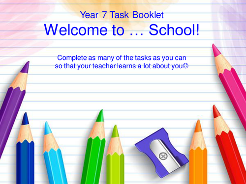 Transition New Year 7 Booklet