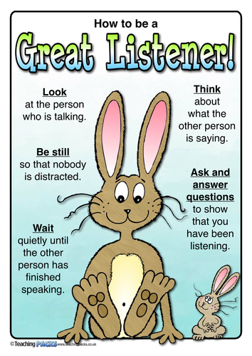 How to be a Good Listener Posters