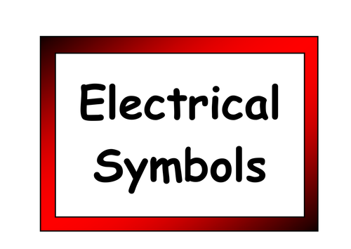 Electrical Symbols Science Display Pack