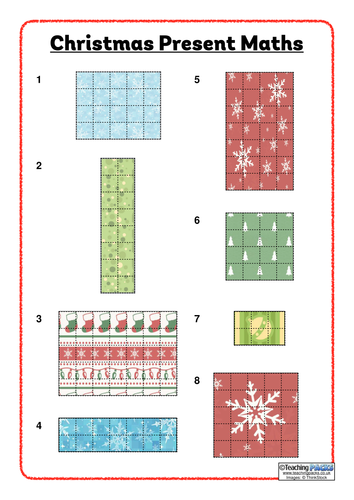 Christmas Present Maths - Area and Perimeter Problems