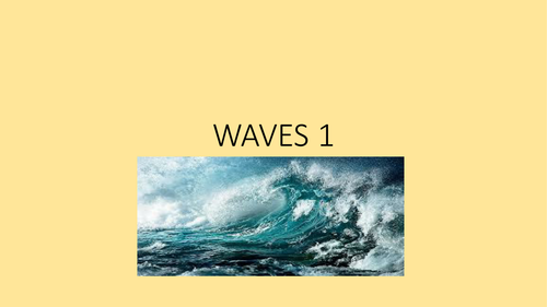 Travelling Wave Types and their Properties