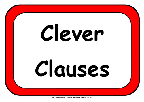 Clauses Display Poster Pack