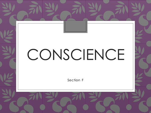 Conscience