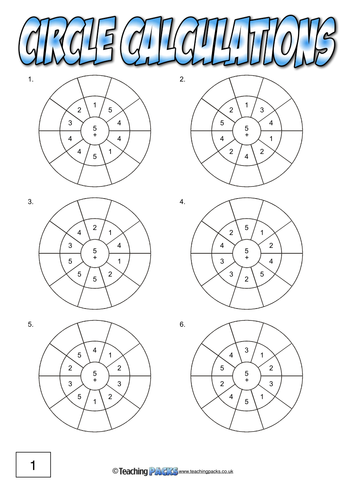 40-pages-of-circle-calculations-addition-subtraction-multiplication