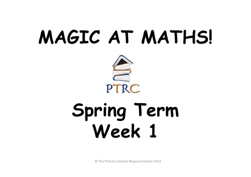 Year 5/6 Magic at Maths - Spring Term Pack