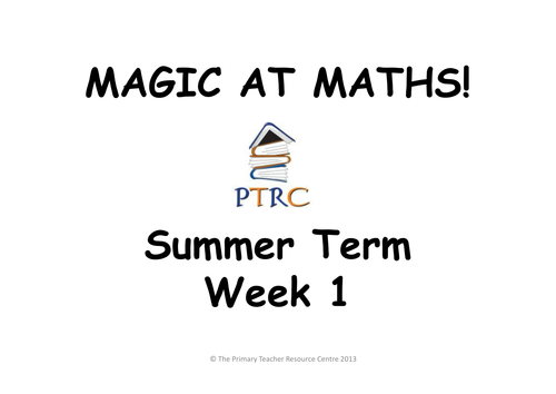 Year 5/6 Magic at Maths - Summer Term Pack