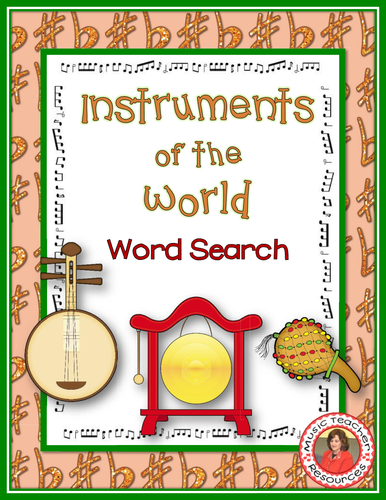 World Instruments Word Search