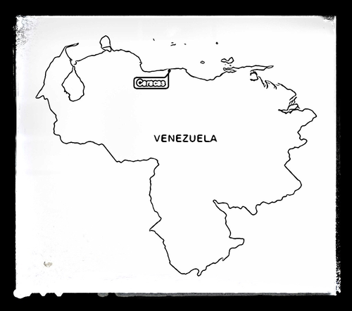 Map of Venezuela - Colouring Sheet