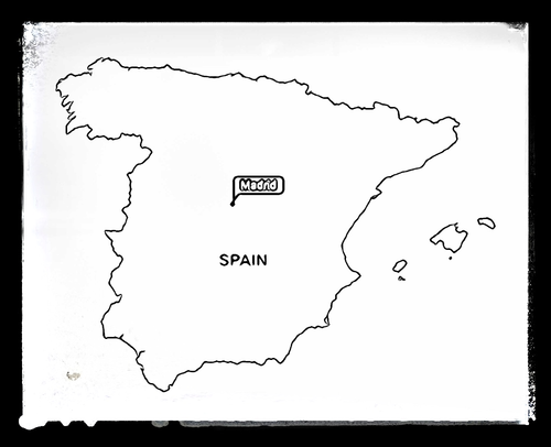 Map of Spain - Colouring Sheet
