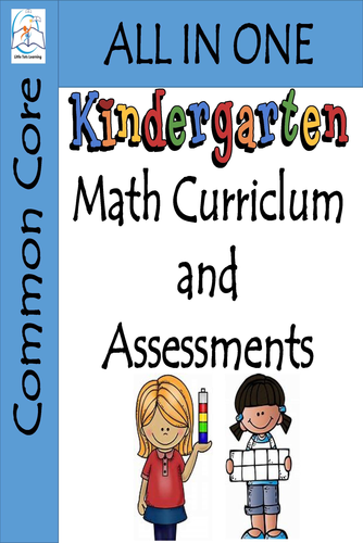 Kindergarten Math Curriculum with Assessments BUNDLE | Common Core Aligned