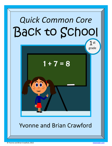 Back to School No Prep Common Core Math (1st grade)