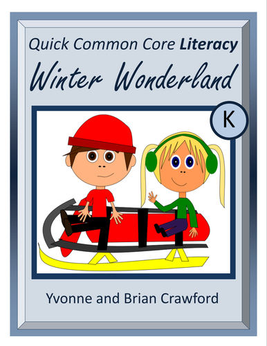 Winter No Prep Common Core Literacy (kindergarten)