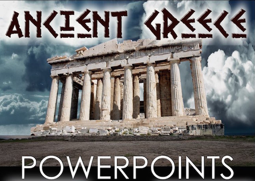 Ancient Greece PowerPoint w/Video Clips +Presenter Notes