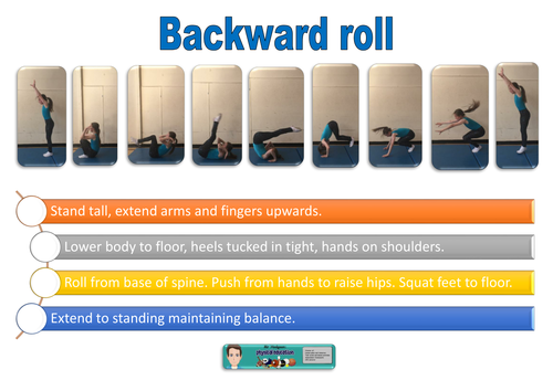 Gymnastics task cards with differentiated learning challenges