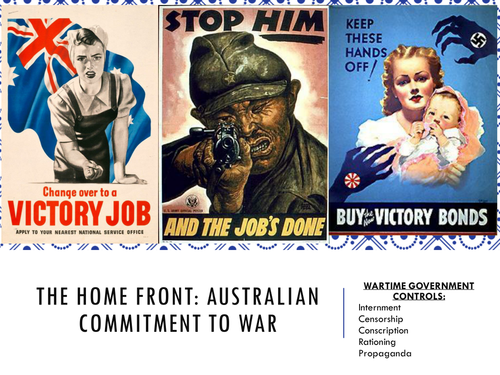 World War Two - government restrictions on the homefront