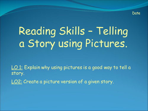 Using Pictures to Tell a Story