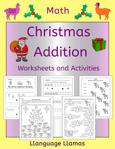 Christmas Addition - fun activities and worksheets