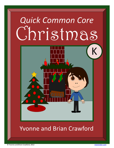 Christmas No Prep Common Core Math (kindergarten)
